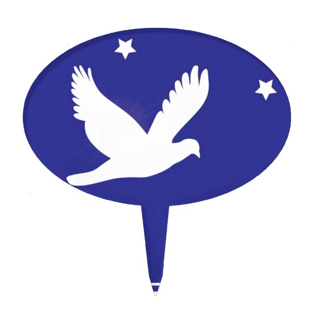 Peace Dove Cake Topper (Front)