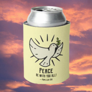 Peace Dove Can Cooler – "Peace Be With You All!"