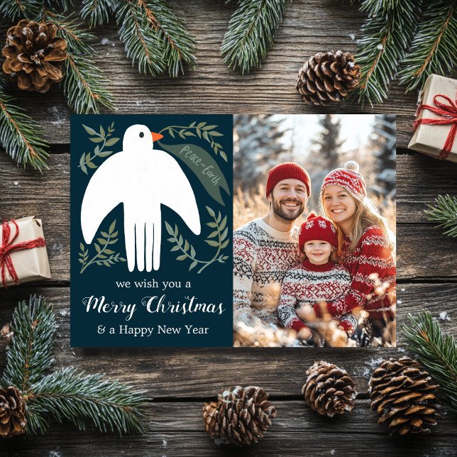 Peace Dove Christmas Holiday CUSTOM PHOTO Card (Peace Dove Christmas Holiday CUSTOM PHOTO Card
)