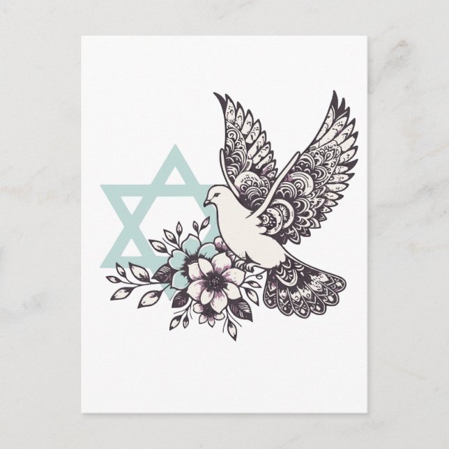 Peace Dove For Israel Postcard (Front)