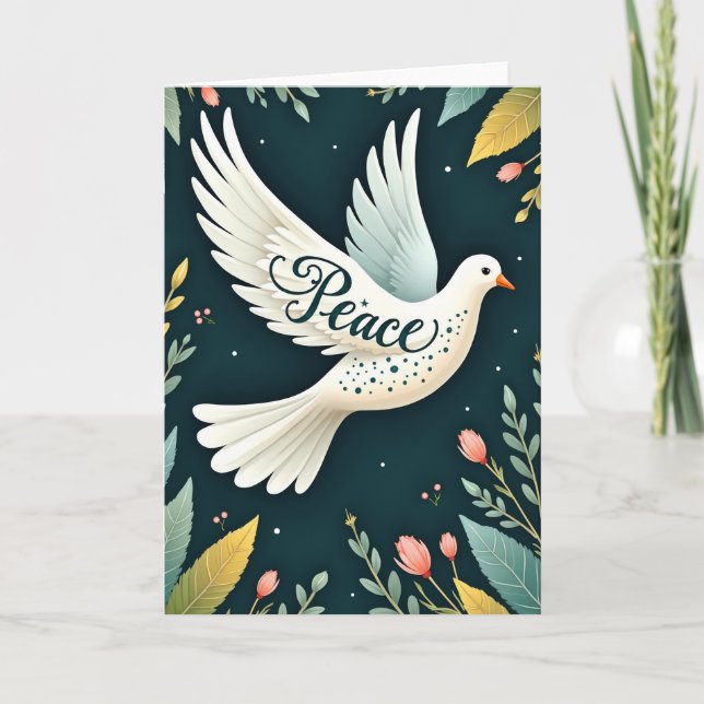 Peace Dove Greeting Card (Front)