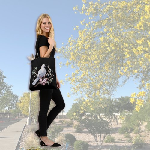 Peace Dove &amp; Heartt Tote Bag