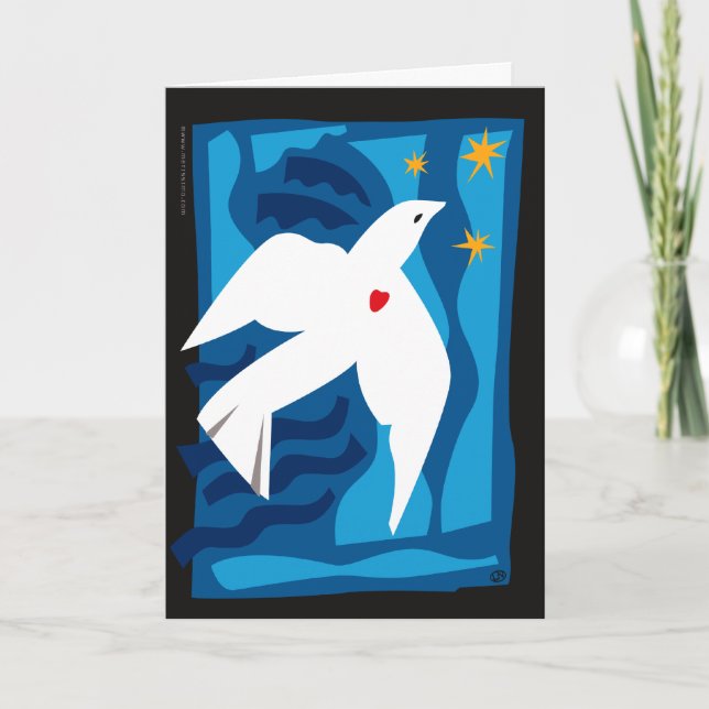 Peace Dove Holiday Card (Front)