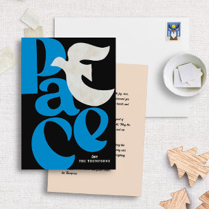PEACE Dove Holiday Card