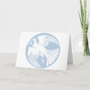 peace dove holiday card