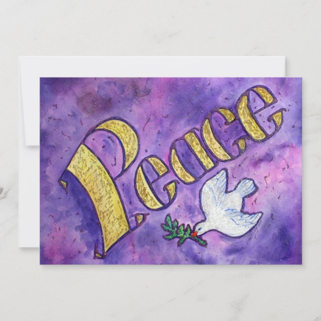 Peace Dove Invitation (Front)