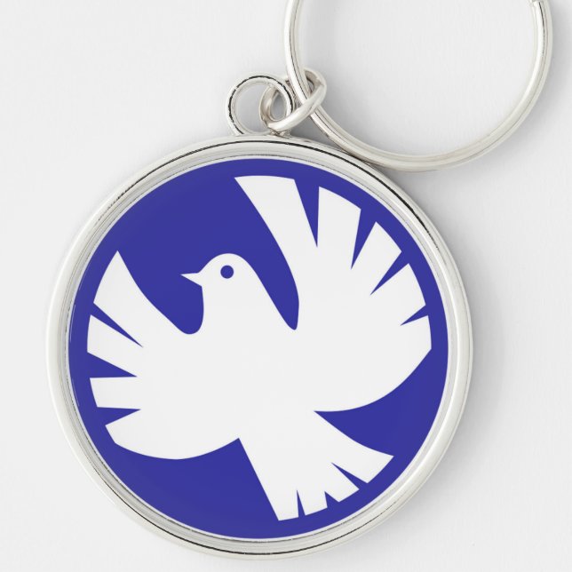 PEACE DOVE KEYCHAIN (Front)