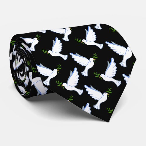 Peace Dove Neck Tie