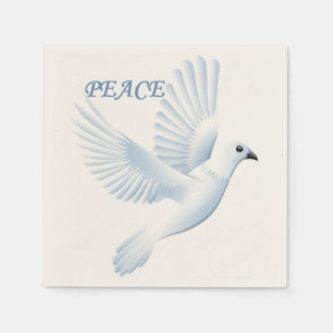 PEACE DOVE PAPER NAPKINS