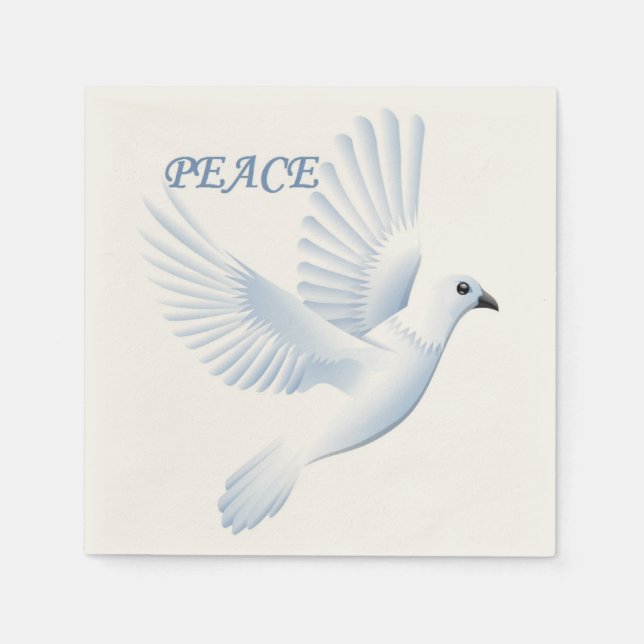 PEACE DOVE PAPER NAPKINS (Front)