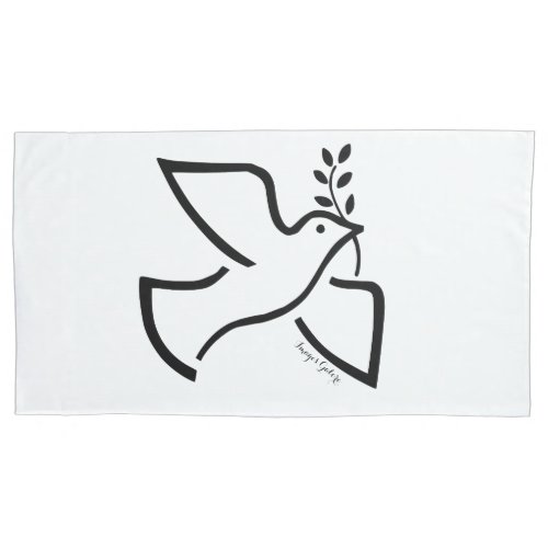 Peace Dove Pillow Case