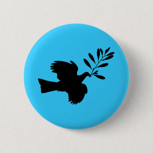 Peace Dove Pinback Button