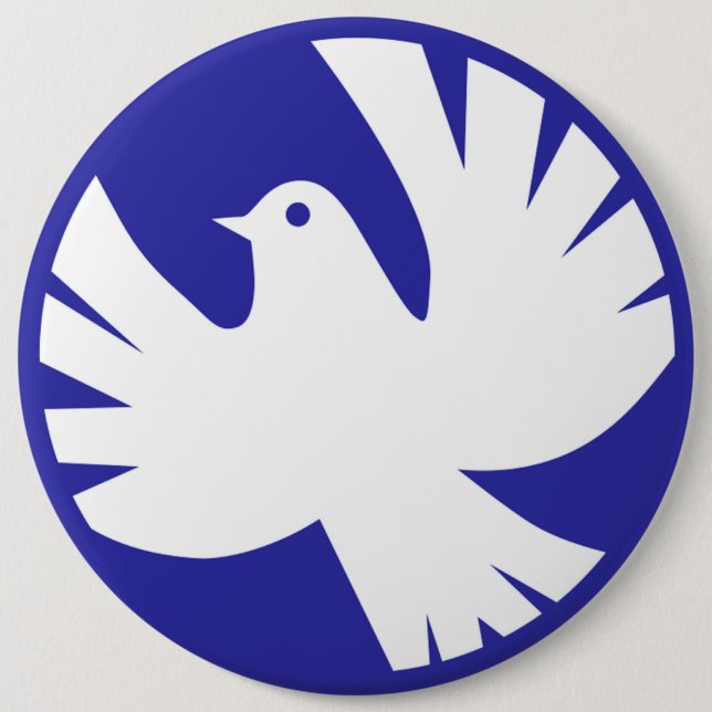 PEACE DOVE PINBACK BUTTON (Front)