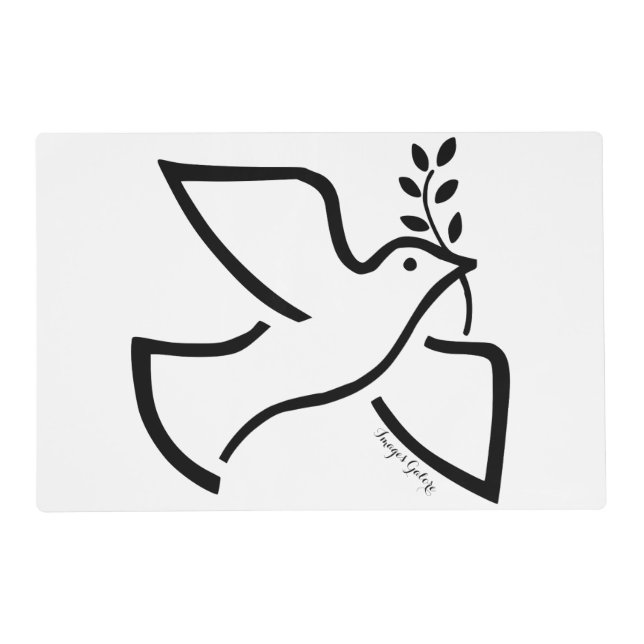 Peace Dove Placemat (Front)