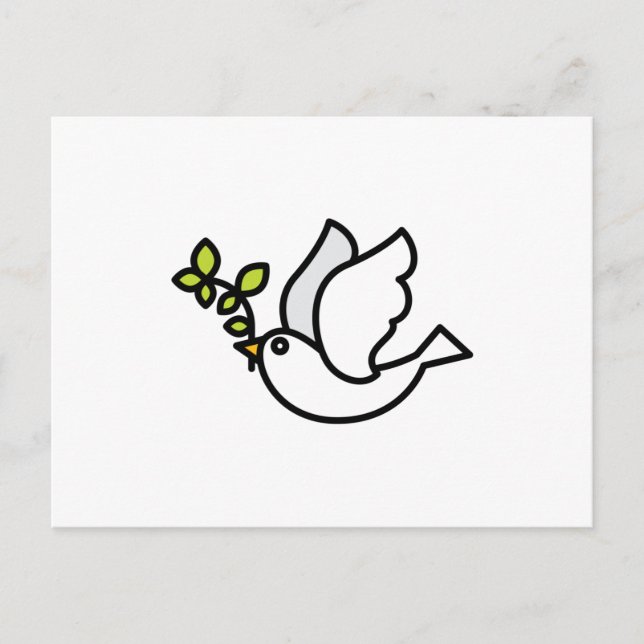 Peace Dove Postcard (Front)
