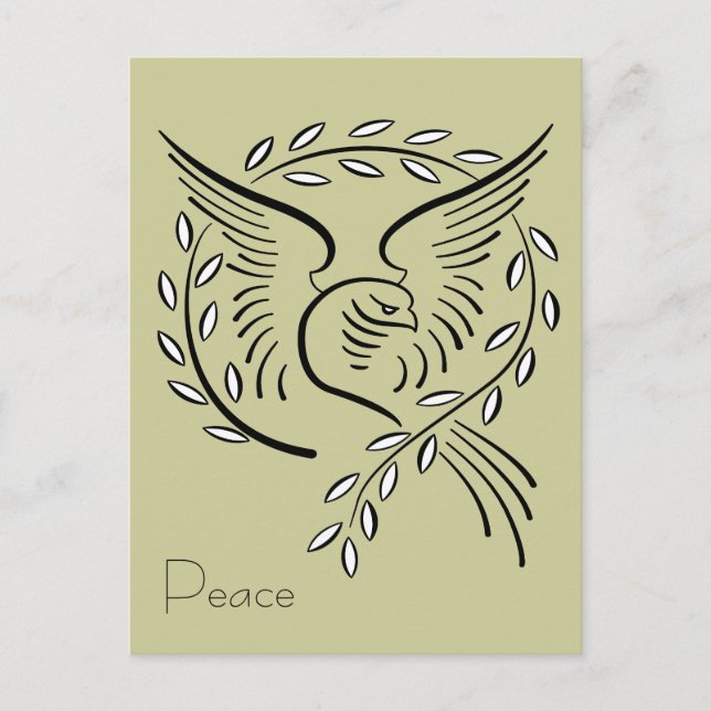 Peace Dove Postcard (Front)