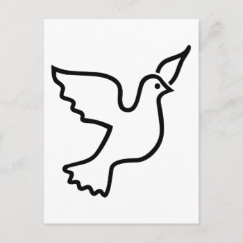 Peace Dove Postcard by chmayer at Zazzle