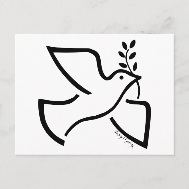 Peace Dove Postcard (Front)