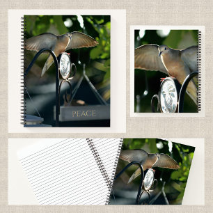 Peace Dove Spread Wings Photographic Notebook