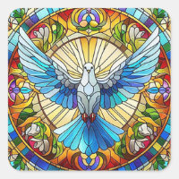 Peace Dove Stained Glass