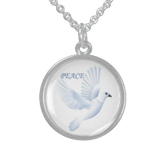 PEACE DOVE STERLING SILVER NECKLACE