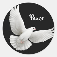 Peace Dove Sticker