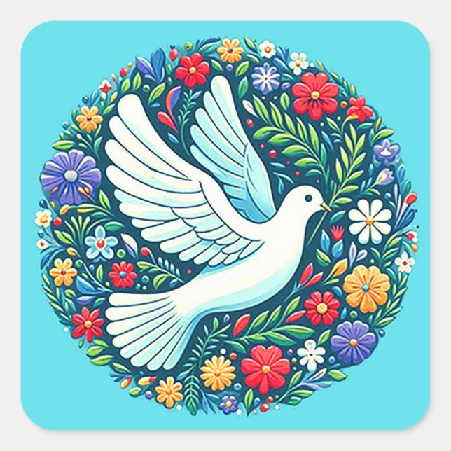 Peace Dove Sticker (Front)