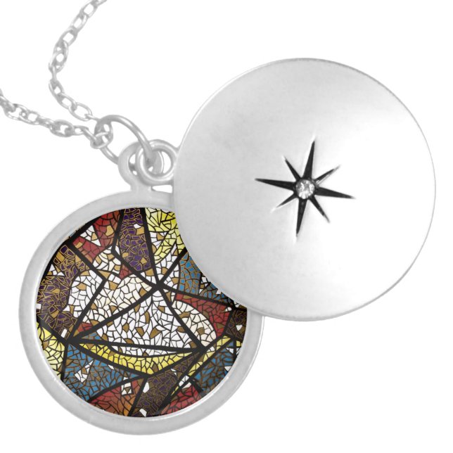 Peace Dove Symbol Of The Holy Spirit Religious Locket Necklace (Front)