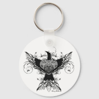 Peace Dove tattoo art keychain