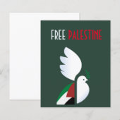Peace Dove with Palestinian Flag – Pro-Palestine (Front/Back)