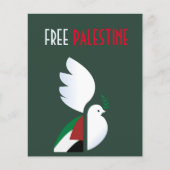 Peace Dove with Palestinian Flag – Pro-Palestine (Front)