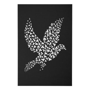 Peace Dove World Peace Faux Canvas Print