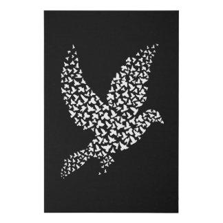 Peace Dove World Peace Faux Canvas Print