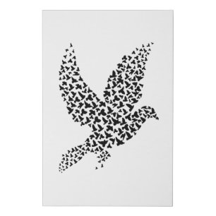 Peace Dove World Peace Faux Canvas Print