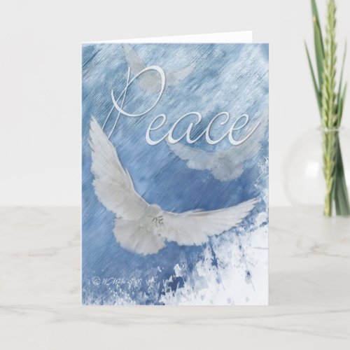 Peace Doves Holiday Card