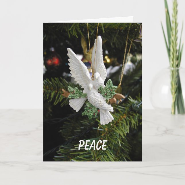 Peace Doves Holiday Card (Front)