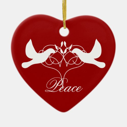 Peace Doves Ornament