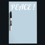 PEACE DRY ERASE BOARD<br><div class="desc">PEACE SIGN</div>