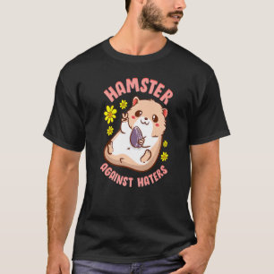 Peace Dwarf Hamster Sarcastic Flower T-Shirt