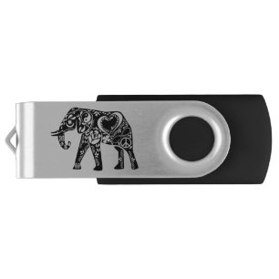 Peace Elephant USB Flash Drive