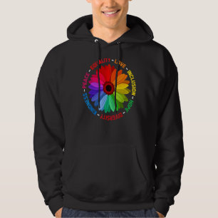Peace Equality Love Inclusion Hope Diversity Kindn Hoodie