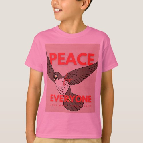 Peace everyone t shirt design 