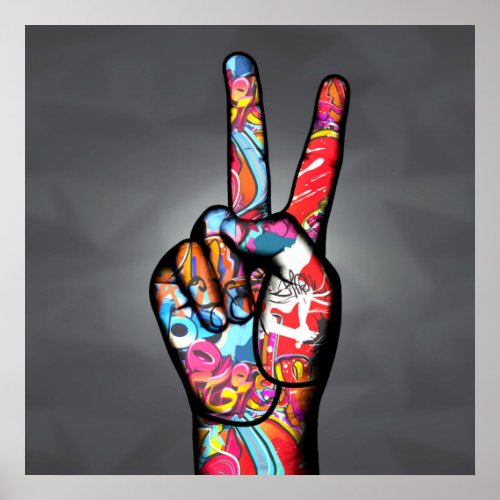 Peace Finger Sign  