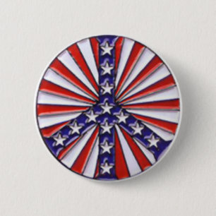 Peace Flag Button