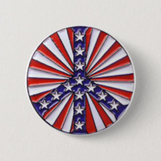 Peace Flag Button