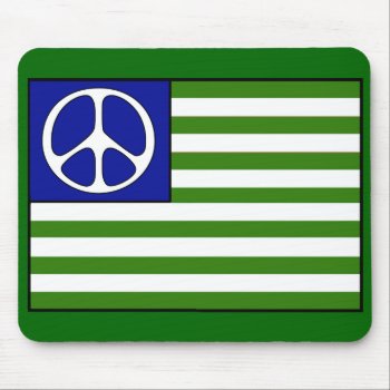 Peace Flag Mouse Pad by orsobear at Zazzle
