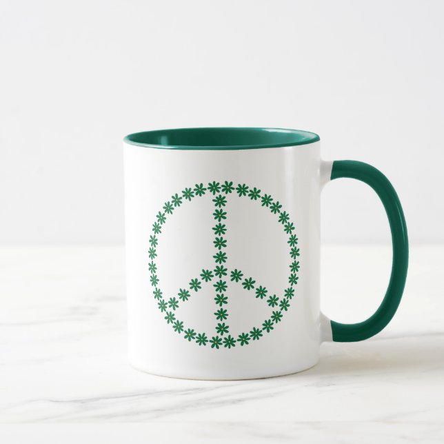Peace Floral Mug (Right)