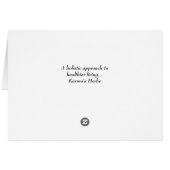Peace Flower Card (Back Horizontal)