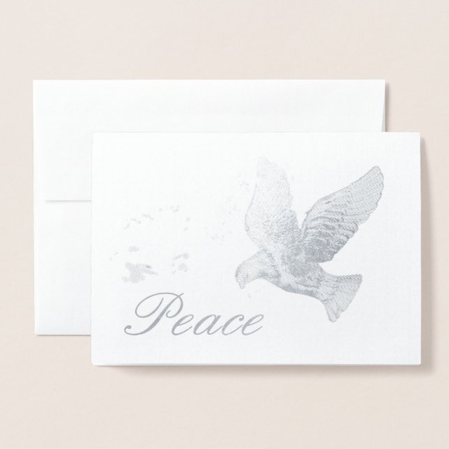 Peace Foil Card (Front With Envelope)