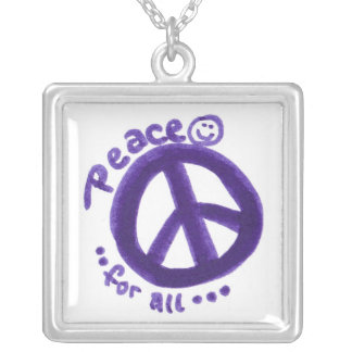 Peace For All Charm Necklace